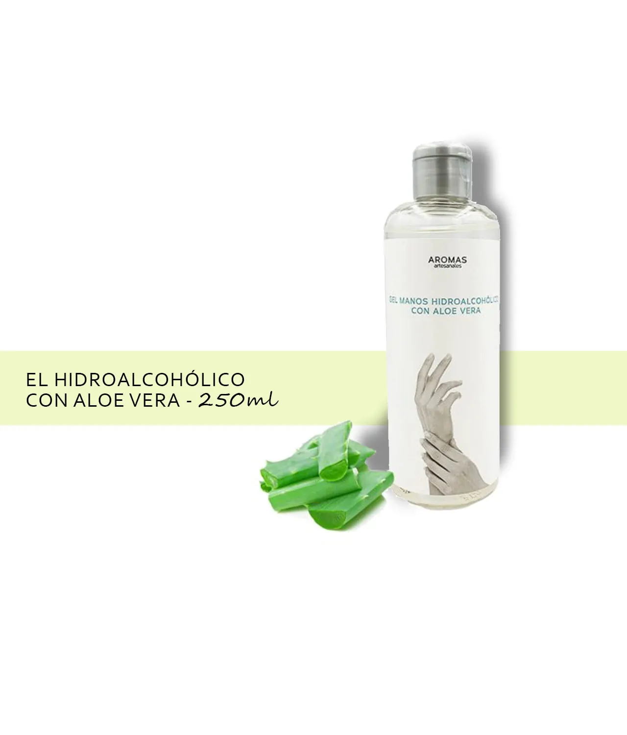 GEL HIDROALCOHÓLICO CON ALOE VERA 250ML - Imagen 2