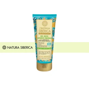 Gel de rizos definidos con hidrolato de espino amarillo orgánico para cabello ondulado y rizado
