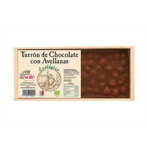 Turrón de Chocolate con Avellanas 200g, ChocolateSolé