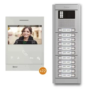 KIT COMUNITARIO DE VIDEO PARA 22 VIVIENDAS N5222/ART 4 LITE 22P 12405222 GOLMAR
