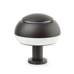 LÁMPARA EXTERIOR BOLETUS SOBREMURO 3XE27 20W GRIS OSCURO 74393 FARO