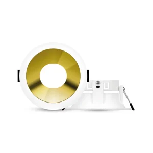 ARO DE DICROICA LISO ORO BUKEO AD743 ILUMINIA