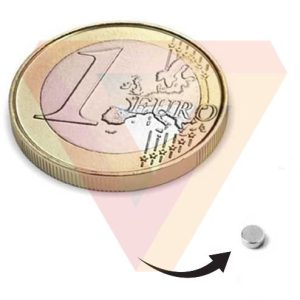 Imán Neodimio Disco Ø 1.5 x 0.5mm