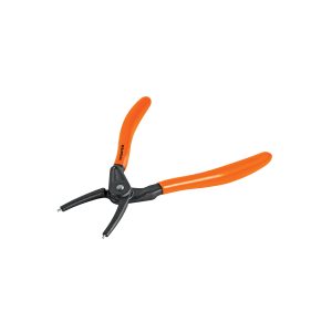 Pinza punta recta 7″ para cerrar anillos, mango de PVC