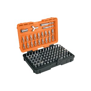 Juego de 100 puntas mixtas largo 1″ en estuche plástico