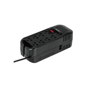 Regulador de voltaje de 1600 VA / 800 W 8 contactos, Volteck