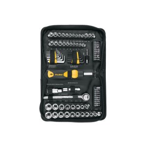 Juego de 83 herramientas 1/4″ y 3/8″ para mecánico, Pretul