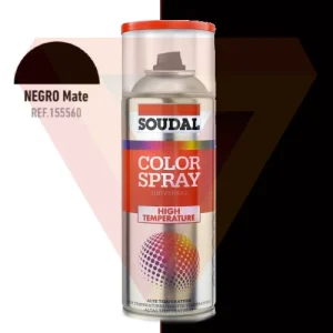 Spray Alta Temperatura Negro Mate – Soudal