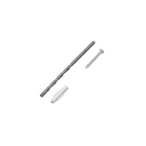 Kit de 20 taquetes 3/16″ con pijas #6 y 1 broca 3/16″, Fiero
