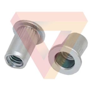 Tuerca Remache de Acero – Cabeza Plana – Ala Ancha