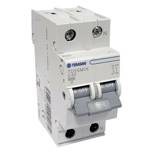 INTERRUPTOR AUTOMATICO TD3 EM06 1P+N 25A 6kA C 2M 105111 TERASAKI