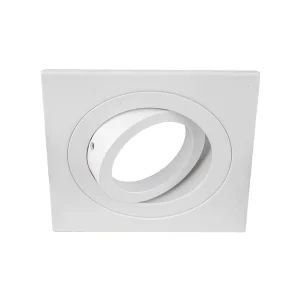 DOWNLIGHT EMPOTRABLE CUADRADO BASCULANTE 90MM BLANCO 4138/1-01 CONALUX