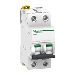 INTERRUPTOR AUTOMÁTICO MAGNETOTERMICO iC60N 2P 16A CURVA C A9F79216 SCHNEIDER