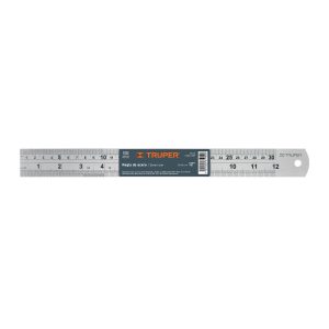 Regla 30 cm de acero inoxidable, Truper