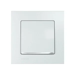 TECLA SIMPLE I-SYS CON EMBELLECEDOR CROMO BLANCO POLAR 5TG62705CW00 BJC